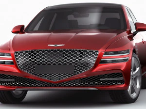 genesis g80 2021 3D Model