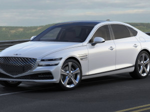 genesis g80 2021 3D Model