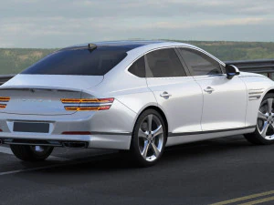 genesis g80 2021 3D Model