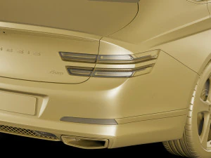 genesis g80 2021 3D Model