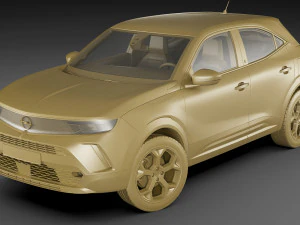 opel mokka-e 2021 3D Model