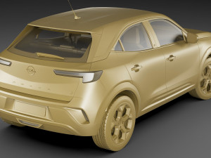 opel mokka-e 2021 3D 모델