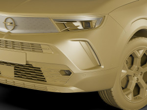 opel mokka-e 2021 3D 모델