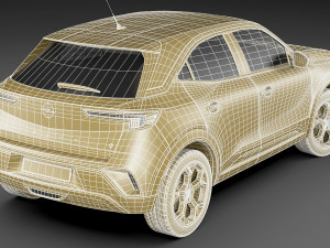 opel mokka-e 2021 3D 모델