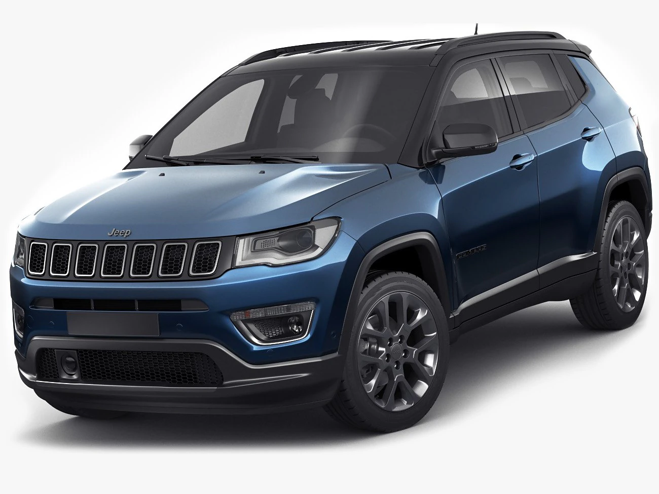 jeep compass 2021 3D Model .c4d .max .obj .3ds .fbx .stl .blend