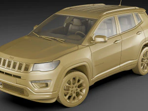 jeep compass 2021 3D Model