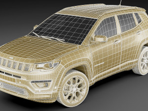 jeep compass 2021 3Dモデル