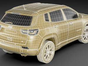 jeep compass 2021 3Dモデル