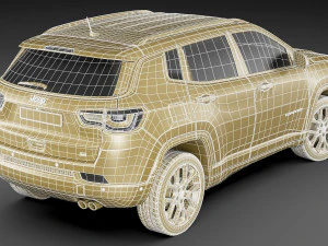jeep compass 2021 3D Model