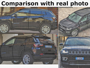 jeep compass 2021 3Dモデル