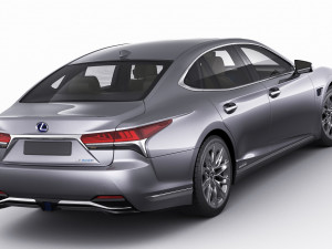lexus ls500 2021 hybrid and f-sport 3D Модель