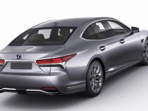 lexus ls500 2021 hybrid dan f-sport Model 3D