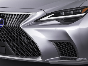lexus ls500 2021 hybrid and f-sport 3D Модель