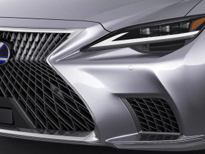 lexus ls500 2021 hybrid dan f-sport Model 3D