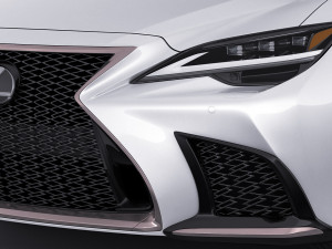 lexus ls500 2021 hybrid and f-sport 3D Модель