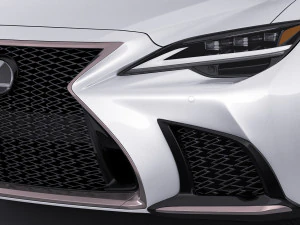 lexus ls500 2021 hybrid dan f-sport Model 3D