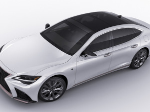 lexus ls500 2021 hybrid and f-sport 3D Модель