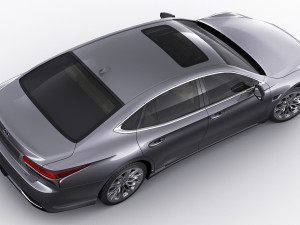 lexus ls500 2021 hybrid and f-sport 3D Модель