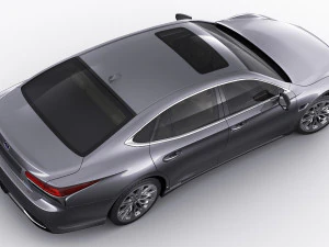 lexus ls500 2021 hybrid dan f-sport Model 3D