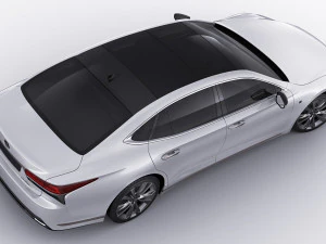 lexus ls500 2021 hybrid dan f-sport Model 3D
