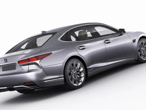 lexus ls500 2021 hybrid dan f-sport Model 3D