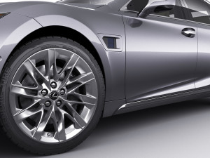 lexus ls500 2021 hybrid and f-sport 3D Модель