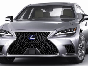 lexus ls500 2021 hybrid dan f-sport Model 3D