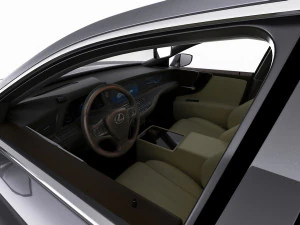 lexus ls500 2021 hybrid dan f-sport Model 3D