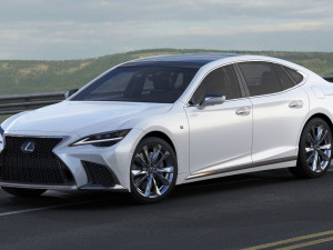 lexus ls500 2021 hybrid and f-sport 3D Модель