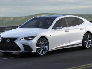 lexus ls500 2021 hybrid dan f-sport Model 3D