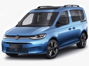 volkswagen caddy vie 2021 Modèle 3D