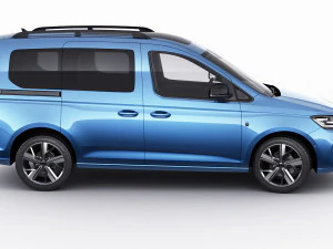 volkswagen caddy life 2021 3D Model