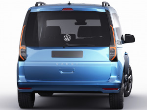 volkswagen caddy life 2021 3D 模型