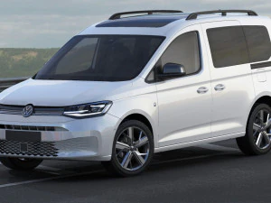 volkswagen caddy life 2021 3D Model