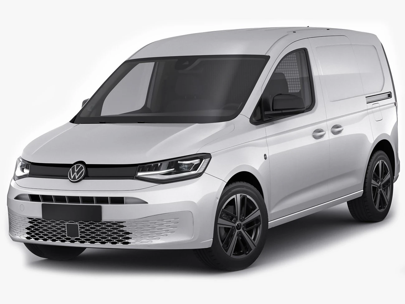 volkswagen caddy van 2021 3D Model .c4d .max .obj .3ds .fbx .stl .blend