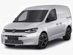 volkswagen caddy van 2021 3D मॉडल