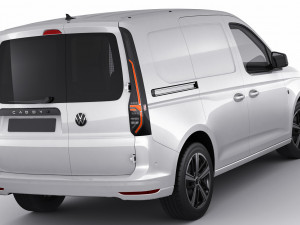 volkswagen caddy van 2021 3D Modell