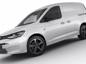 volkswagen caddy van 2021 3D Model