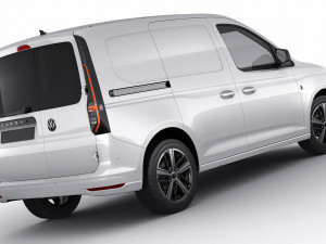 volkswagen caddy van 2021 3D Modell