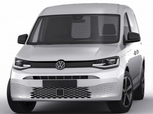 volkswagen caddy van 2021 3D Modell