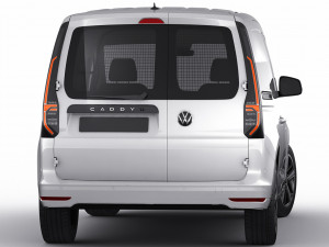 volkswagen caddy van 2021 3D Modell