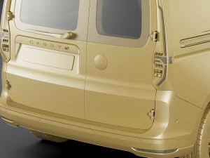 volkswagen caddy van 2021 3D Model