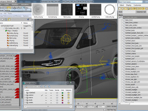 volkswagen caddy van 2021 3D Modell