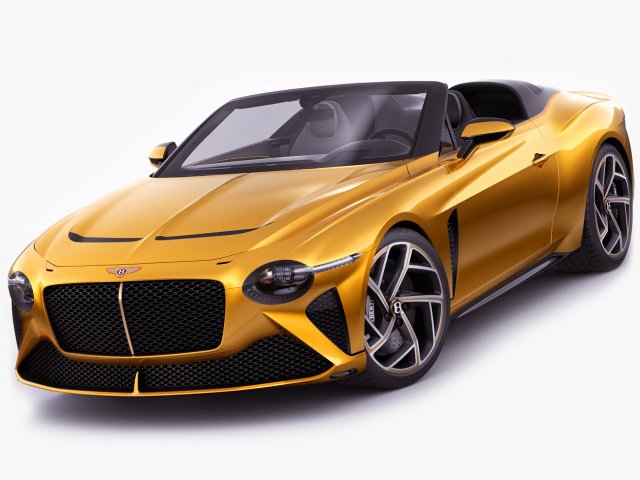 bentley mulliner bacalar 2021 3D Модель .c4d .max .obj .3ds .fbx .stl .blend 