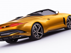 bentley mulliner bacalar 2021 3D Модель