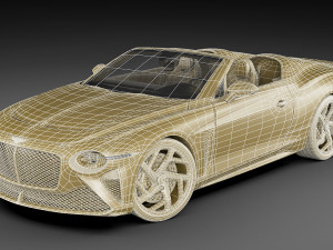 bentley mulliner bacalar 2021 3D Модель