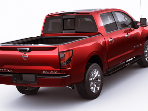 nissan titan 2020 3D Model