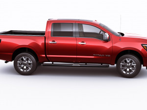nissan titan 2020 3D Model