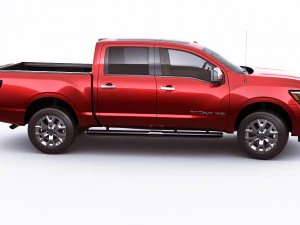 nissan titan 2020 3D Model