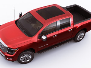 nissan titan 2020 3D Model